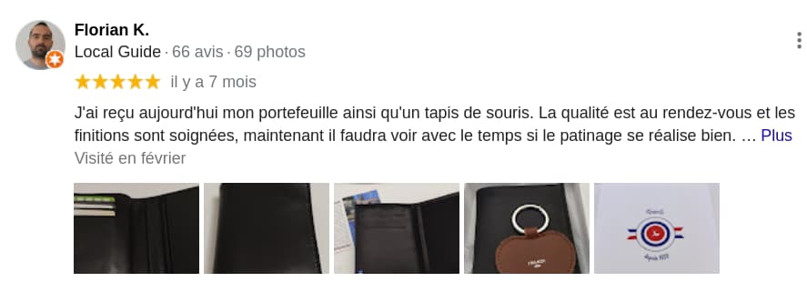 Avis frandi avis client